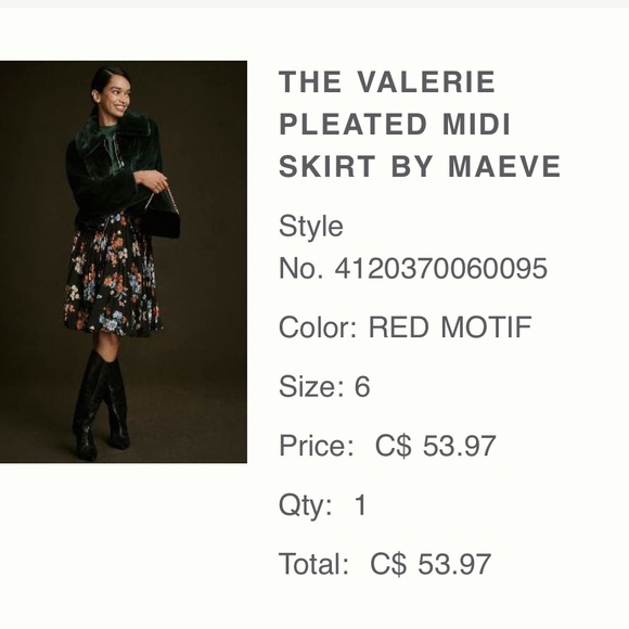 Anthropologie Maeve Skirt - Picture 3 of 3